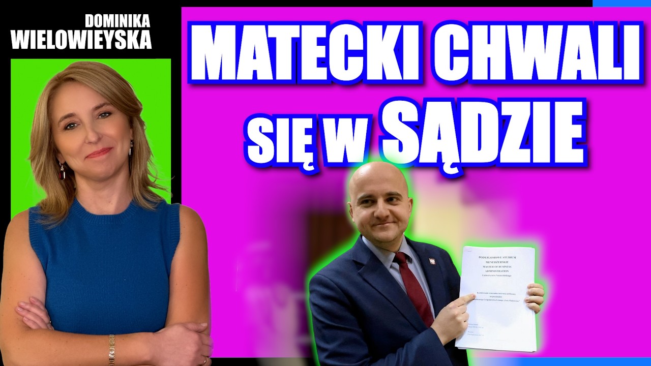 MATECKI chwali się W SĄDZIE | Dominika Wielowieyska 04.03.2026
