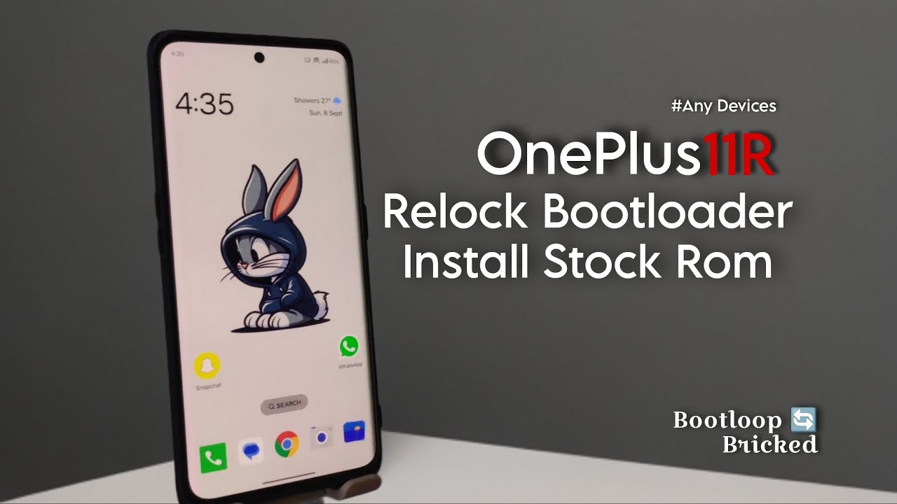 Relock Bootloader & Install Stock ROM on OnePlus 11R or any &ndash; Fix Bricked or Bootloop Devices! 🔧