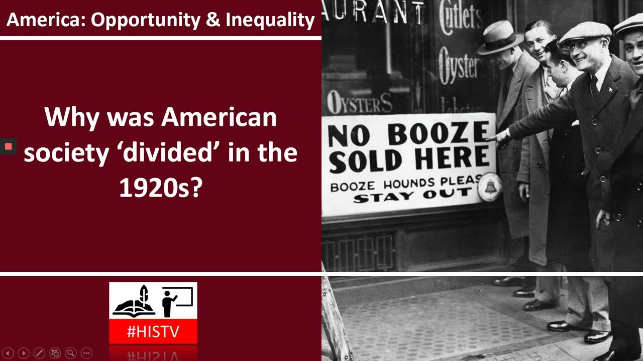 4  Why was American society 'divided' in the 1920s   Teacher Explanation   #HisTV