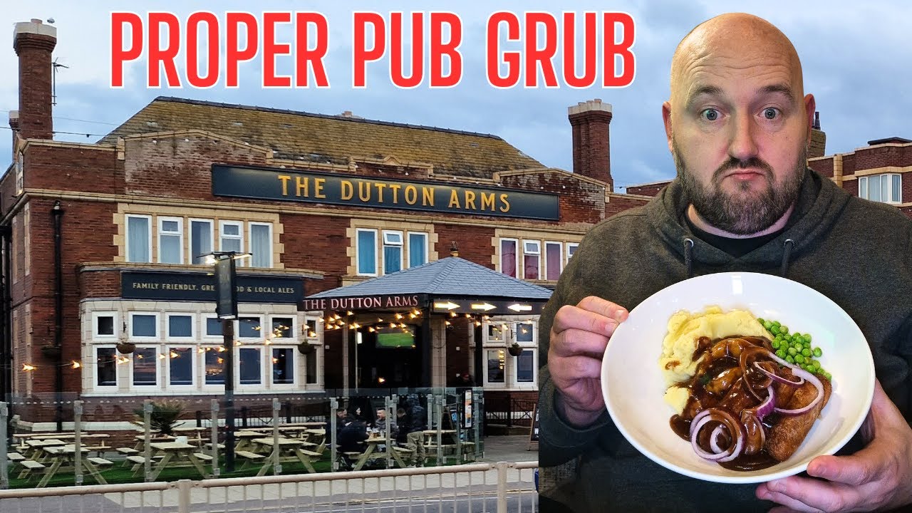 PROPER PUB GRUB in a PROPER SEASIDE BOOZER - British Pub Lunch in BLACKPOOL - Was this EXPENSIVE ???