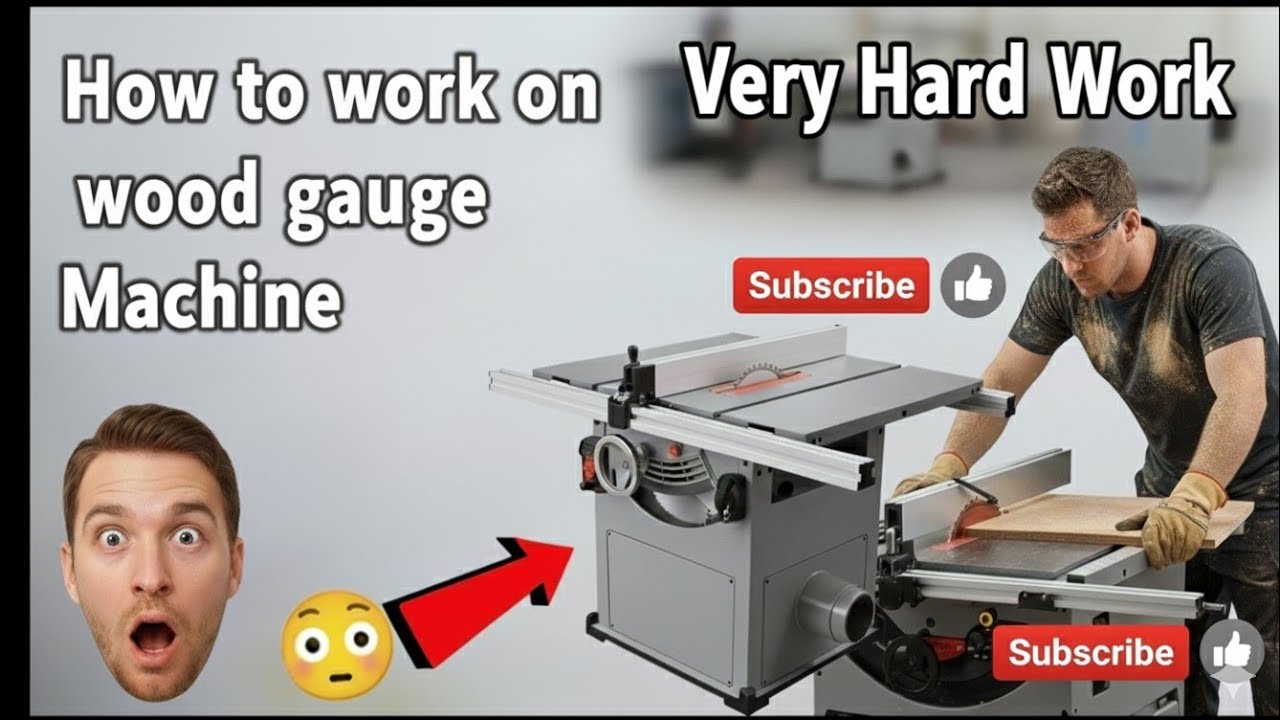 How to use wood gauge Machine|Mastering the Wood Gauge Machine