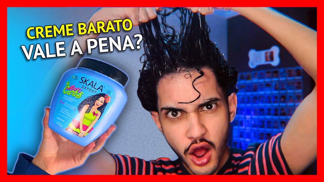 FITAGEM com CREME SKALA #MaisCachos | CABELO CACHEADO MASCULINO