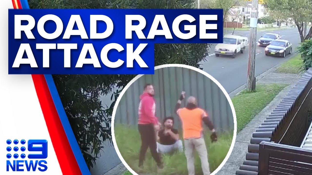 Man hospitalised following road rage assault in Bankstown | 9 News Australia