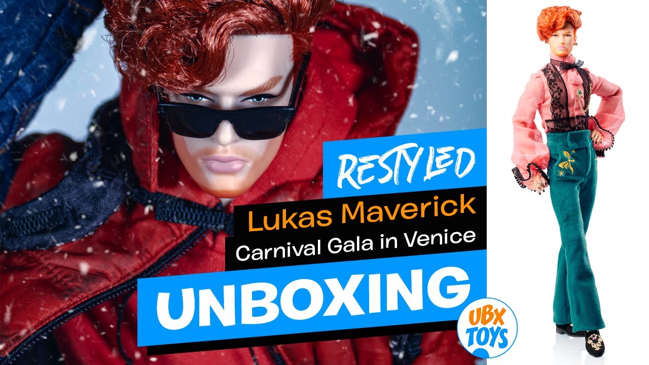UNBOXING & REVIEW LUKAS MAVERICK (CARNIVAL GALA IN VENICE) INTEGRITY TOYS Restyled Doll - Magia 2000