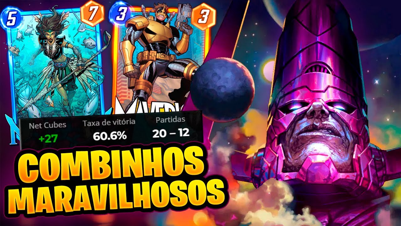 MAVERICK + NAMORA = GALACTUS DESTRUINDO TUDO |Marvel Snap