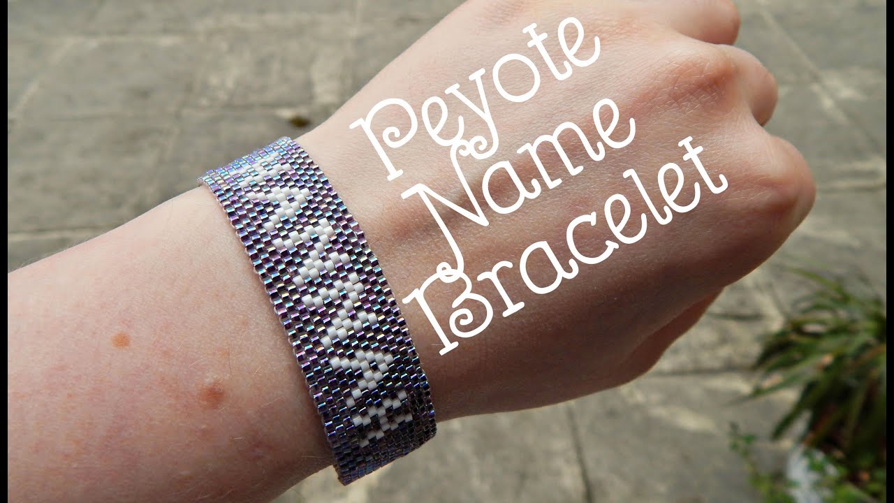 DIY Peyote Beaded Name Bracelet How To PLL Inspired ¦ The Corner of Craft
