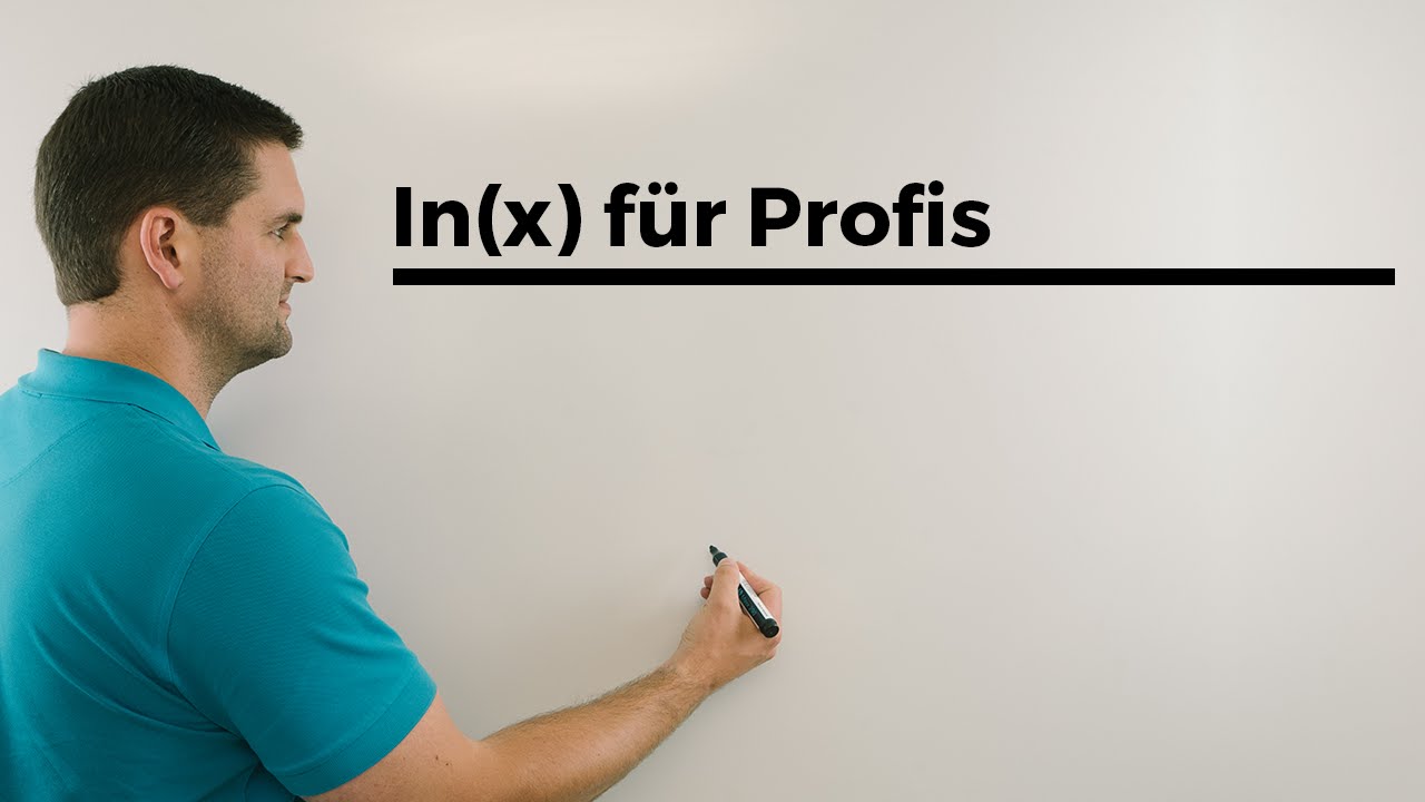 ln(x) für Profis, Symmetrie, Verkettung, Logarithmusfunktion | Mathe by Daniel Jung