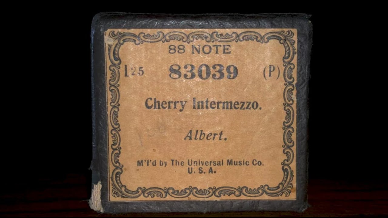 Cherry - Ragtime Intermezzo & Two-Step | L. Albert 1905 | Piano roll