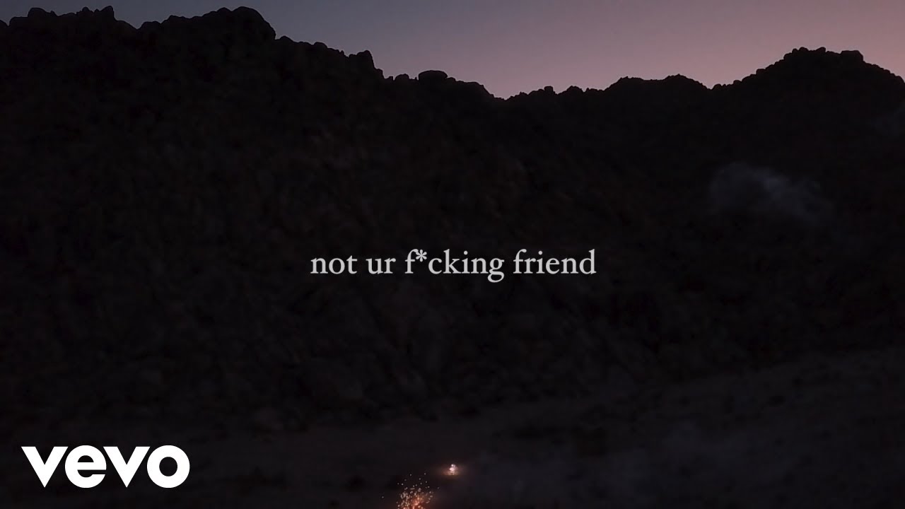 Jeremy Zucker - not ur friend (Official Lyric Video)