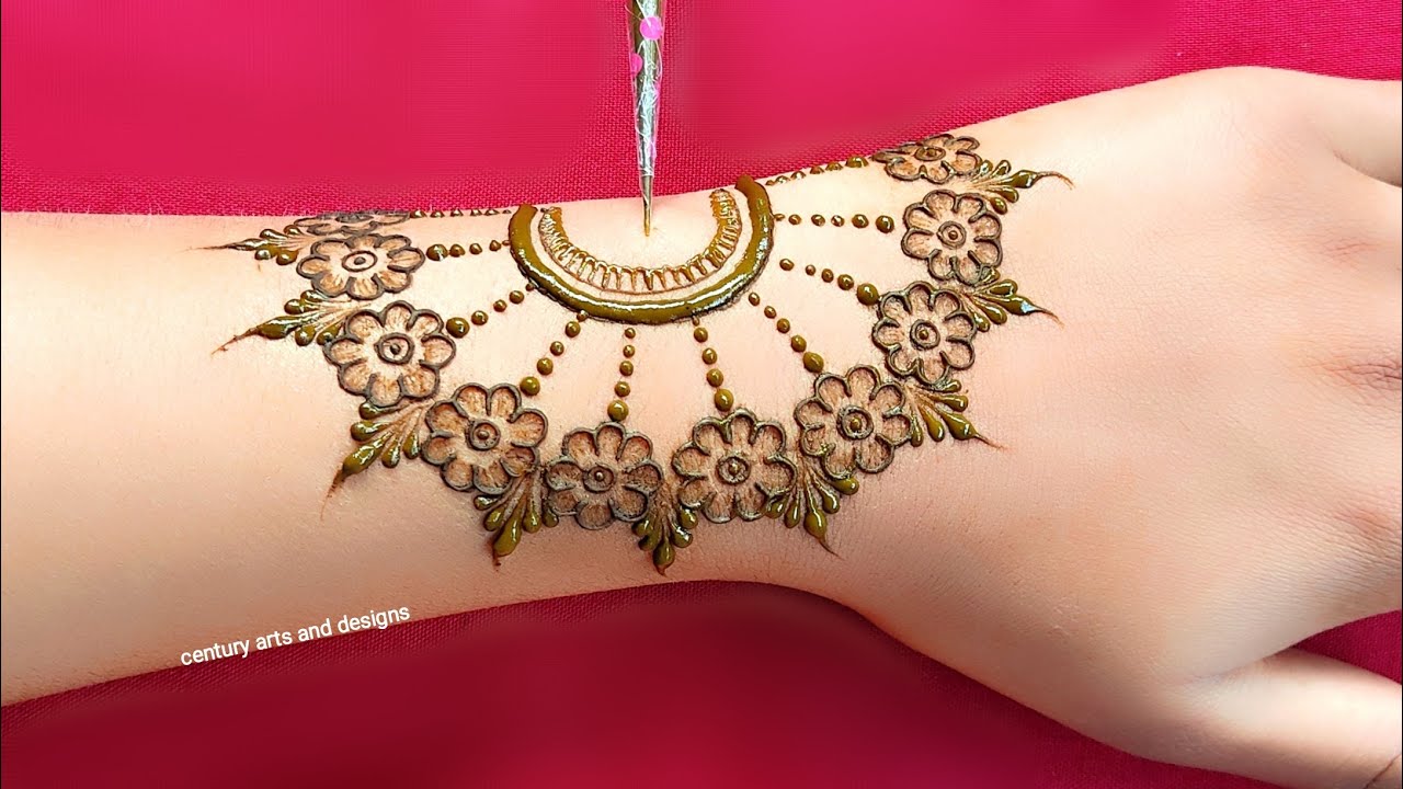 Back hand beautiful mehndi design | easy & simple mehndi design | mehndi design | mehandi | Mehndi