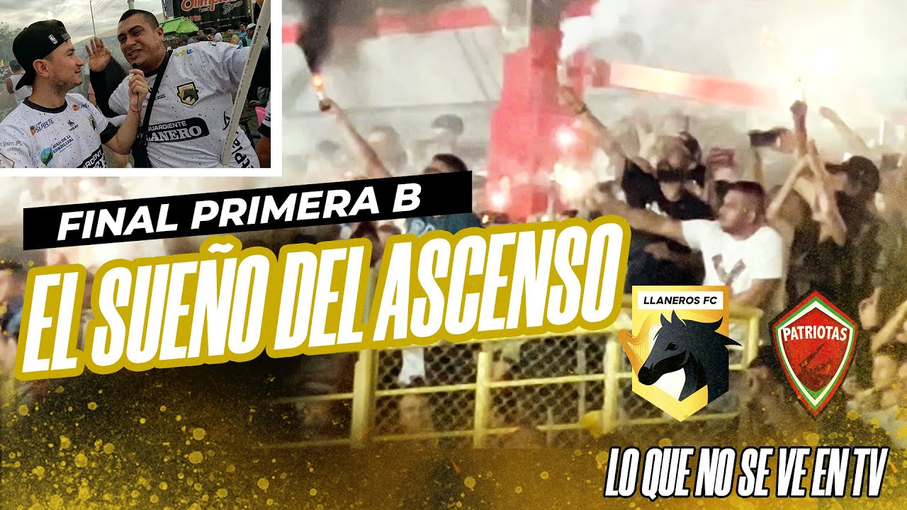 Estuve en villao acompañando a la hinchada llanera en la final llaneros vs patriotas por el ascenso