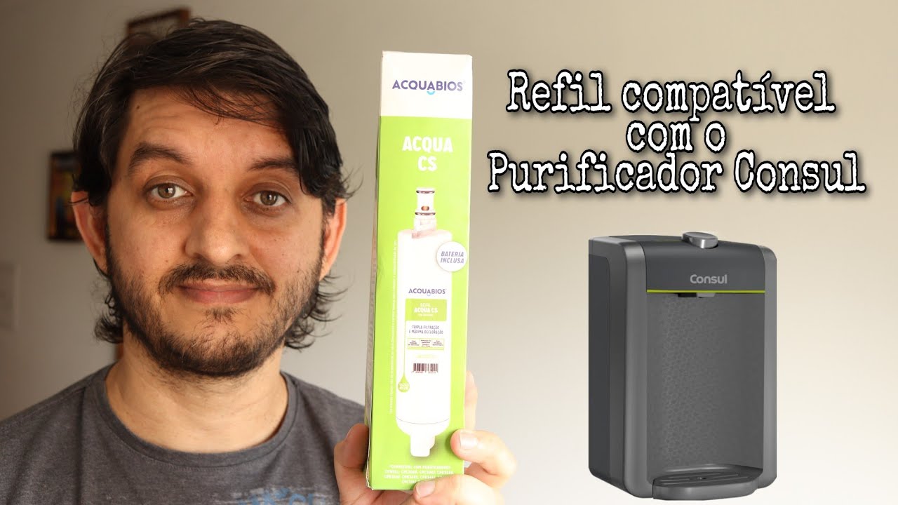 Troca do Refil do Purificador Consul por um Compatível da ACQUABIOS