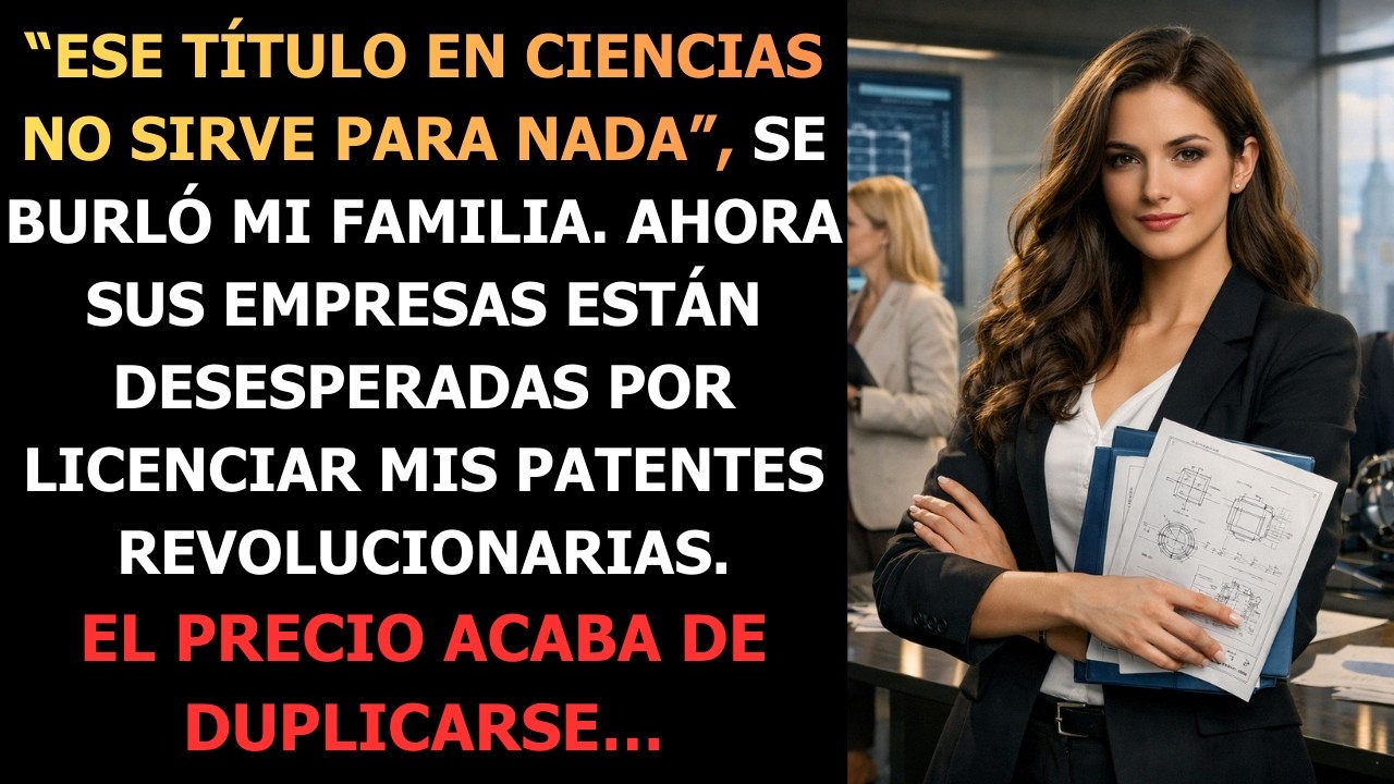 Dijeron que mi título no valía nada… hasta que sus empresas necesitaron mis patentes