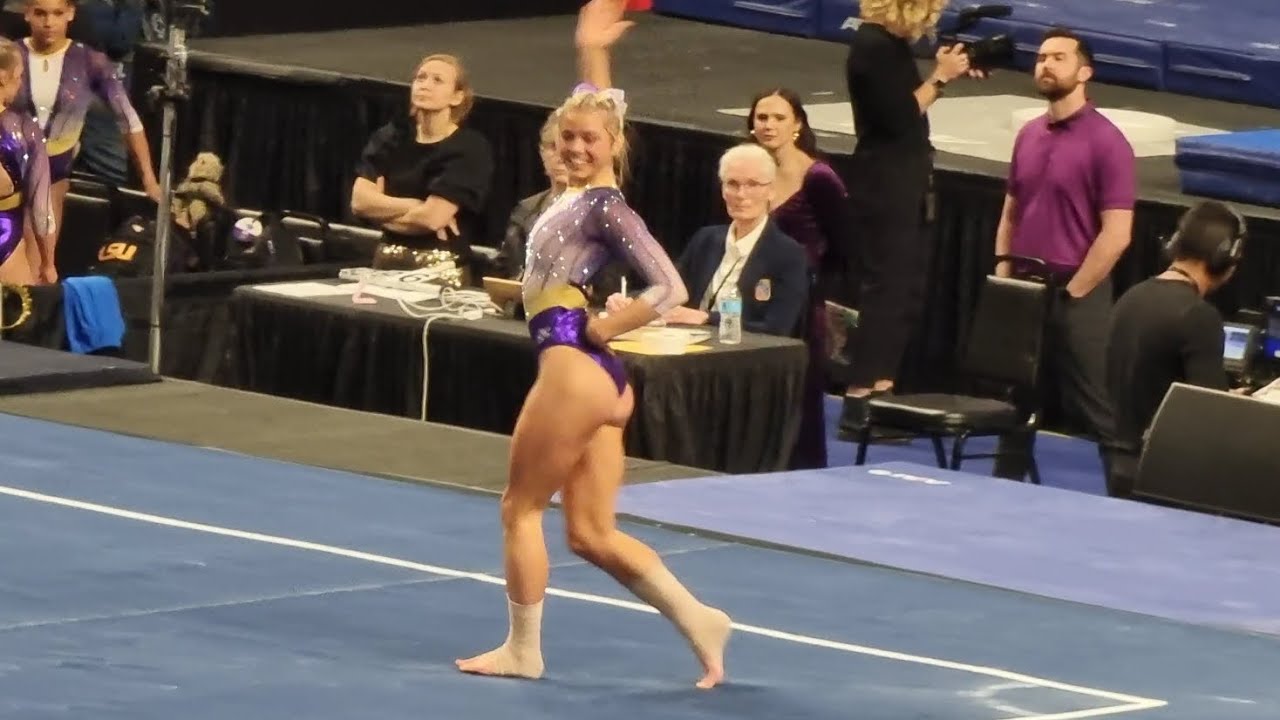 Olivia Dunne (LSU) - 9.850 Floor - Collegiate Quad Utah January 13th 2024