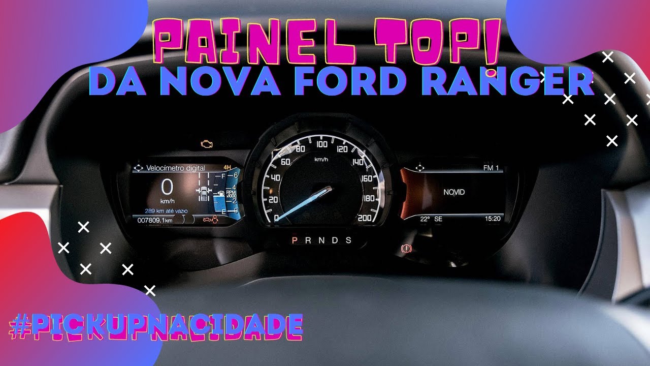 Painel da Nova Ford Ranger XLS 2020