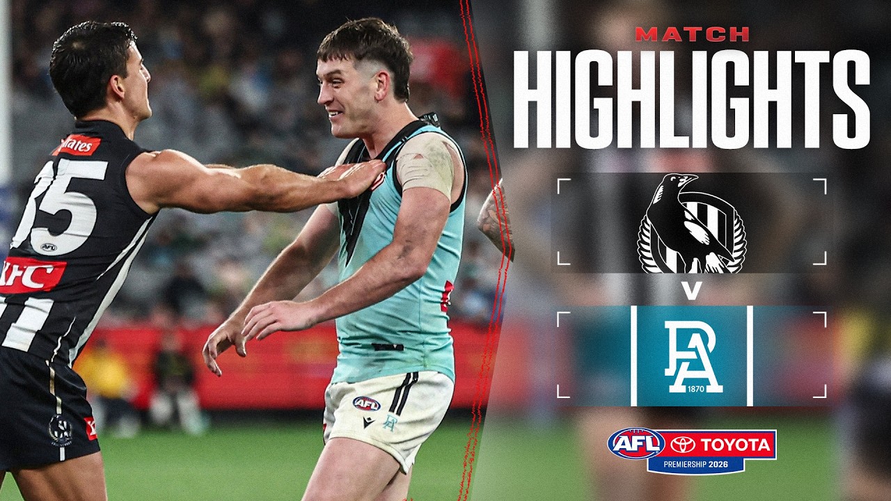 Collingwood v Port Adelaide Highlights | Round 15, 2026 | AFL