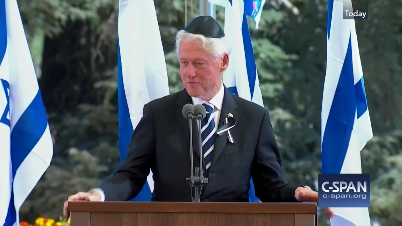 Former President Bill Clinton full remarks at Shimon Peres funeral (C-SPAN)