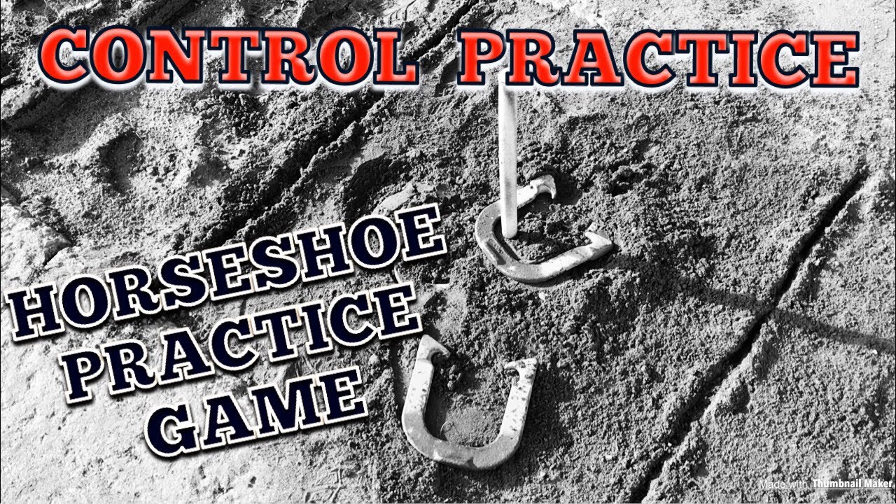 Horseshoe Practice Game-Controlling Shoes In The Pit