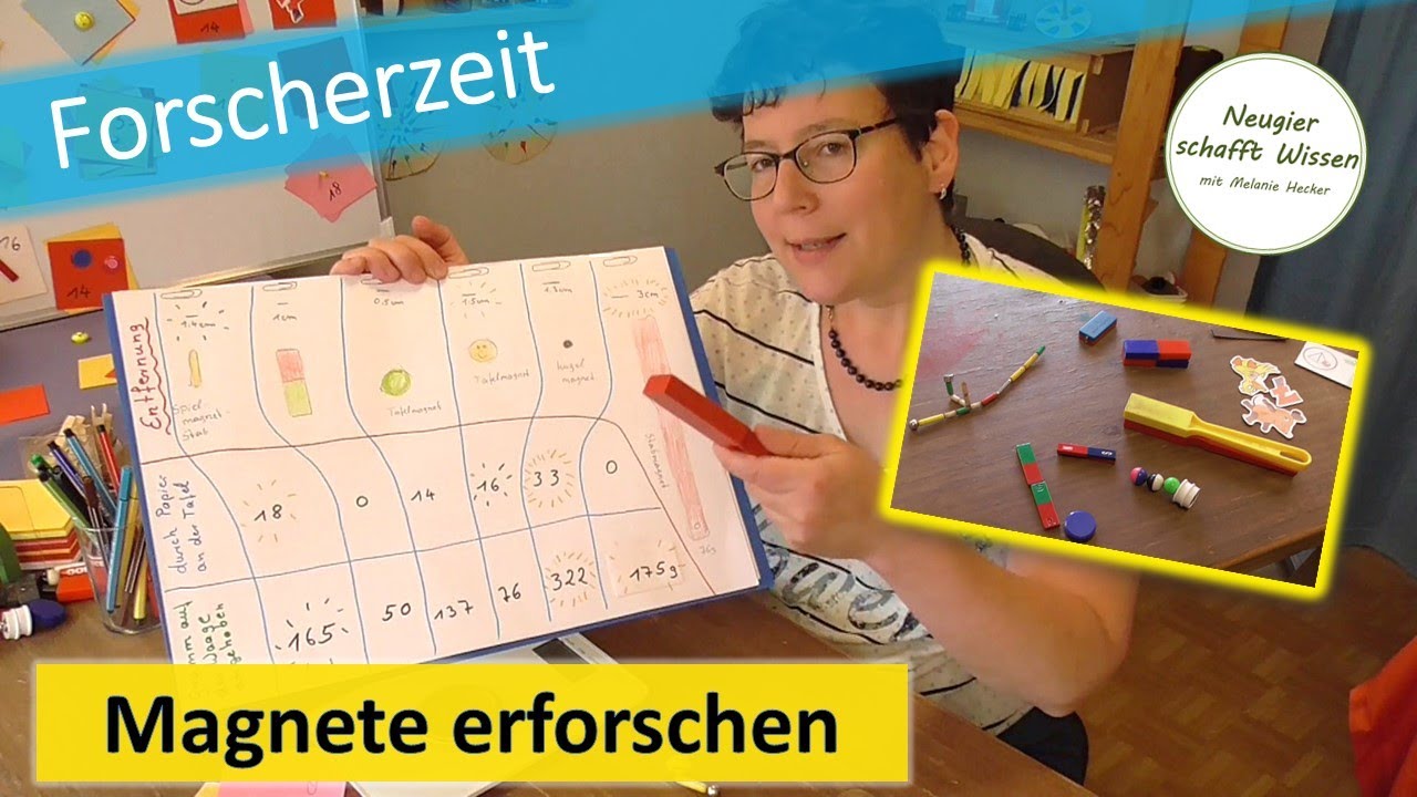 Wie stark sind meine Magnete? - Magnete erforschen Teil 1 - Experimente für Kinder
