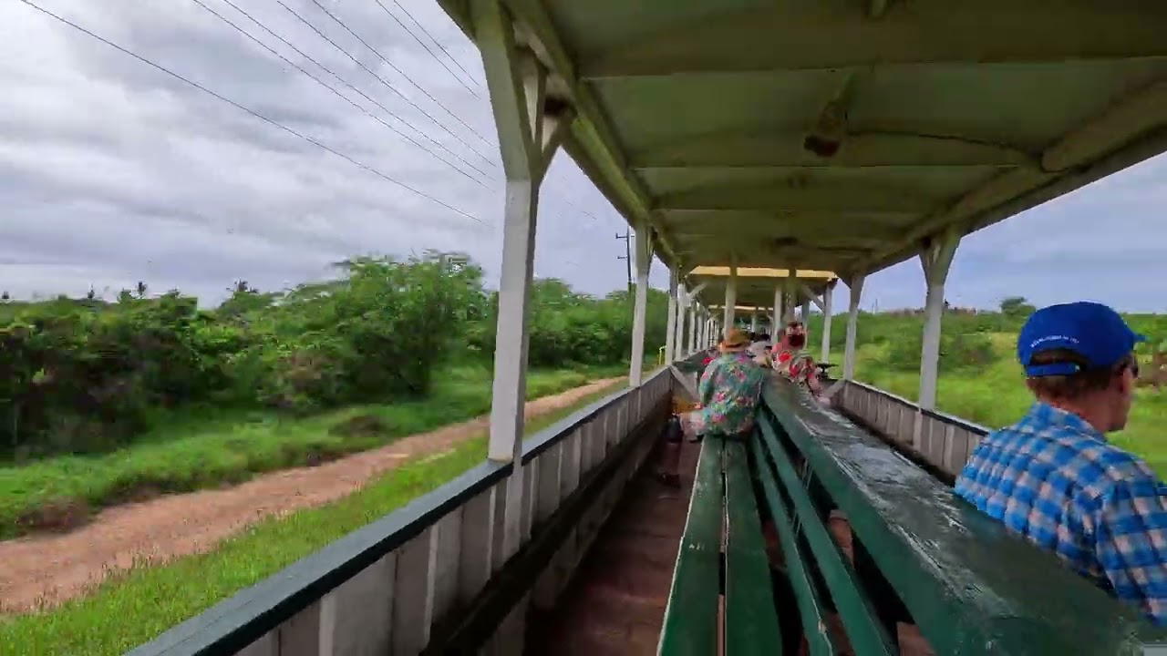 Timelapse Hawaiian Railway Society Scenic Train Ride