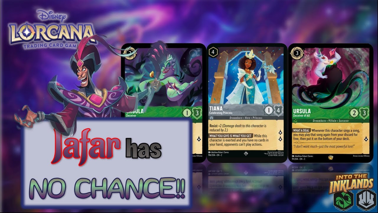 Jafar is NOT the META- Into The Inklands Strategy [Disney Lorcana Gameplay]
