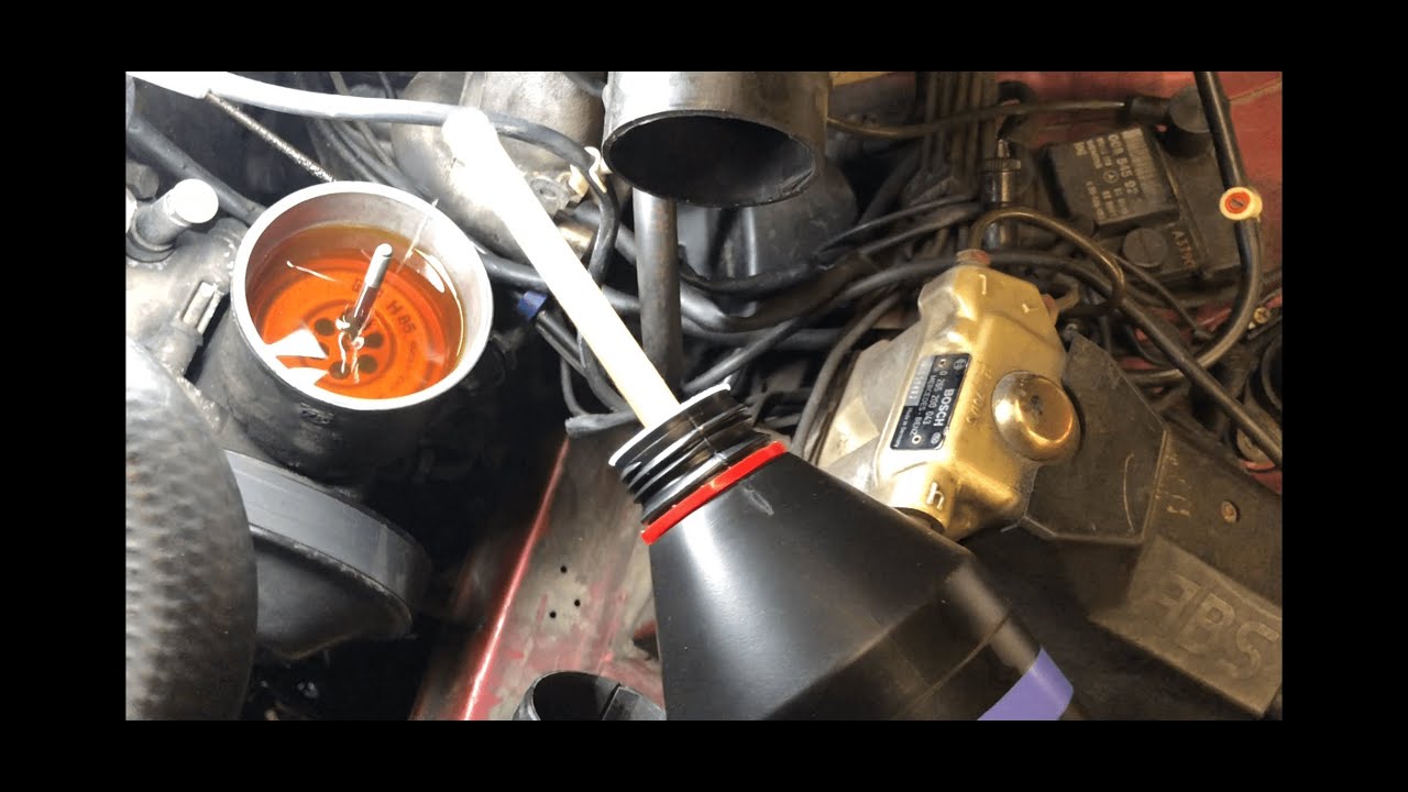 W201 190e Servo Öl/Flüssigkeit wechseln