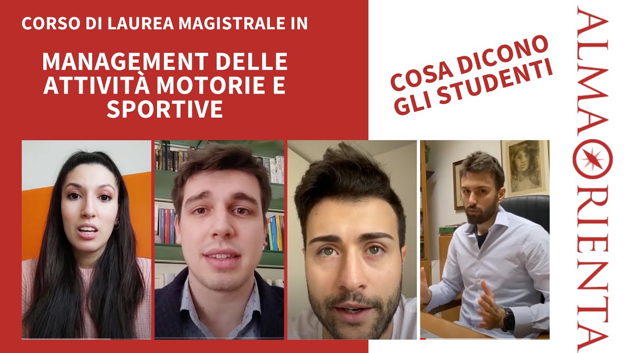 Laurea Magistrale in Management delle attività motorie e sportive - Cosa dicono gli studenti