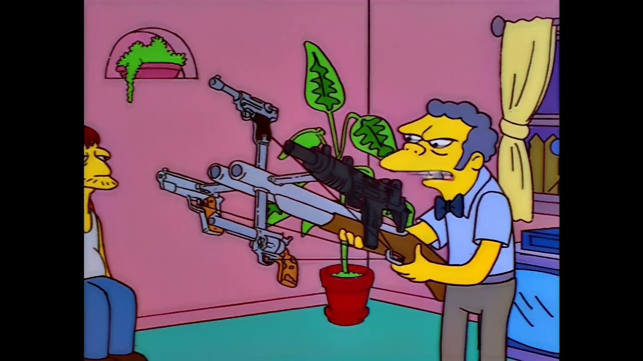 Simpsons - Turn A Regular Gun Into 5 Guns (from 