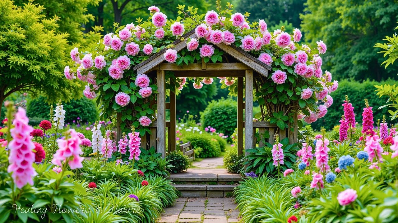 Flower Relaxing Music🌸 Calming Piano Helps You Calm Down and Relieve Stress, Sleep Music