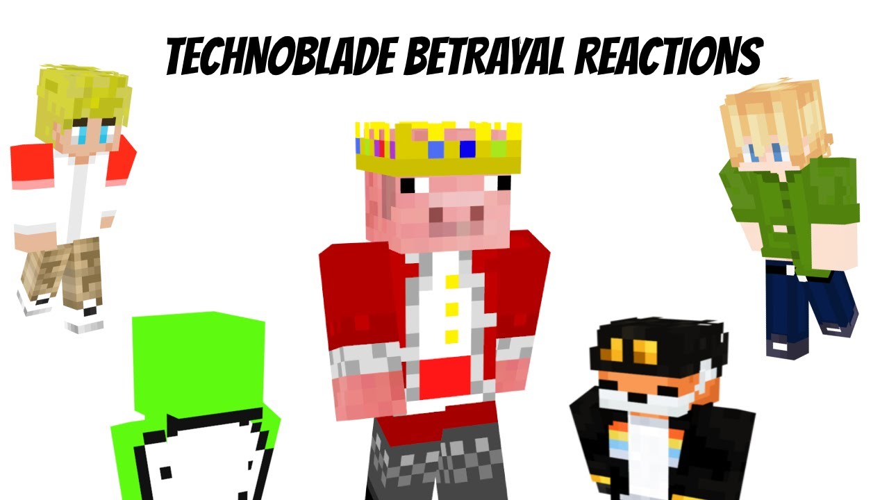 STREAMERS react to Technoblade BETRAYING EVERYONE on the Dream SMP