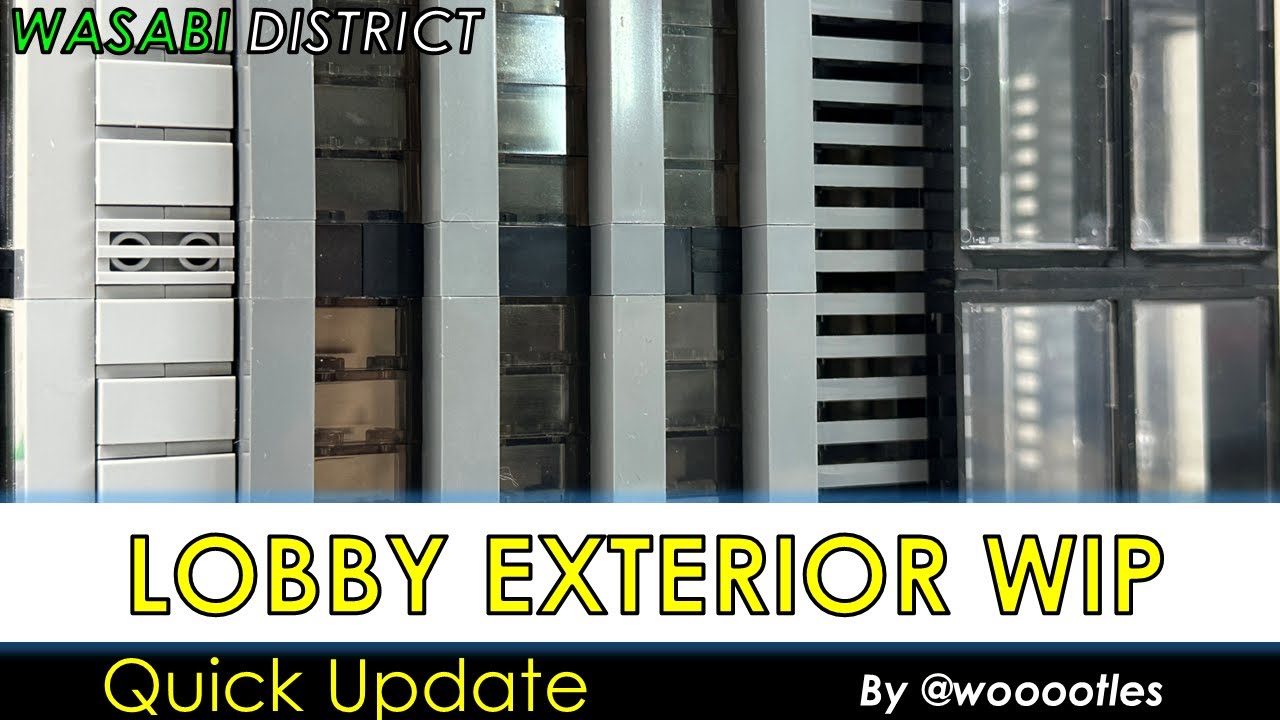 LEGO Wasabi District Quick Update 31 - Lobby Update - 1 YEAR OF QUICK UPDATES!