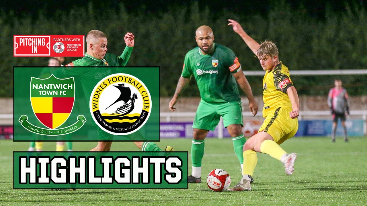 HIGHLIGHTS | Nantwich Town 2-2 Widnes FC | PitchingIn NPL West | 10/9/24