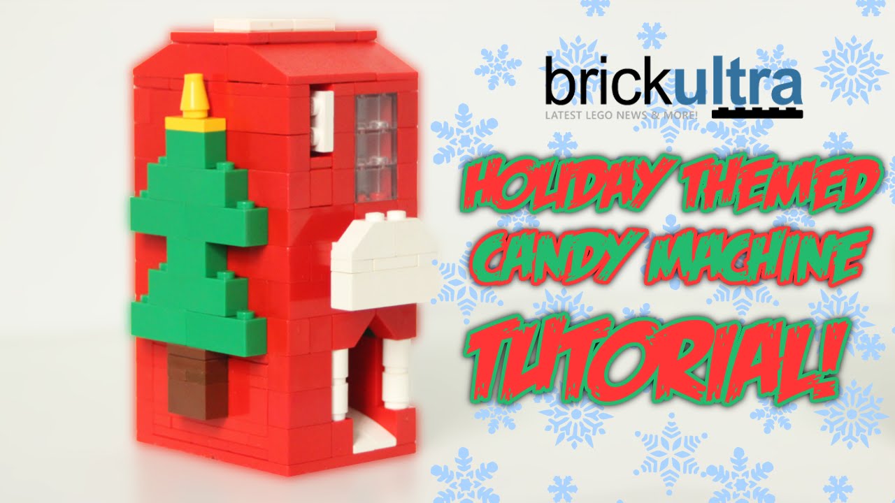 Holiday Themed LEGO Candy Machine Tutorial Instructions