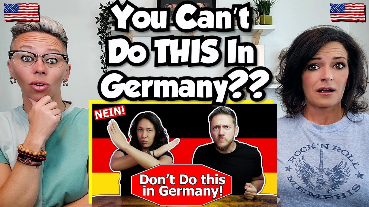 American Couple Reacts: 16 Things NOT To Do In Germany! FIRST TIME REACTION! DON'T Do These!