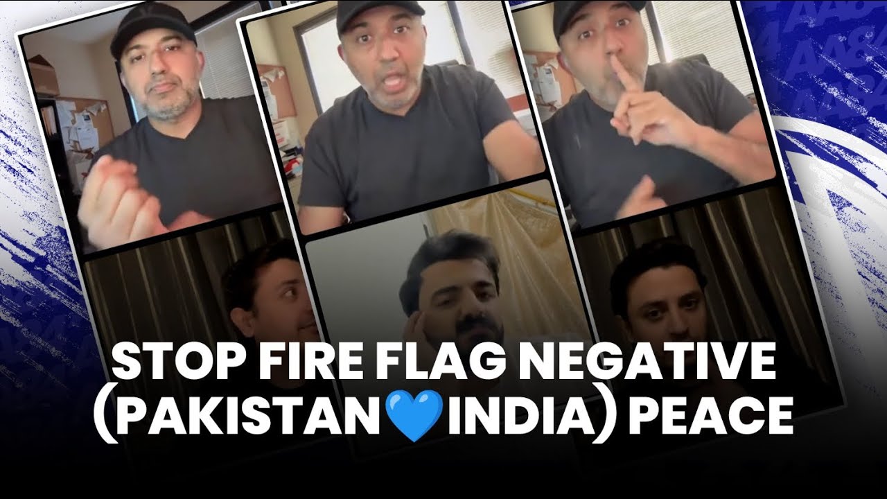 Stop Fire Flag Negative (Pakistan💙india) Peace ✌️