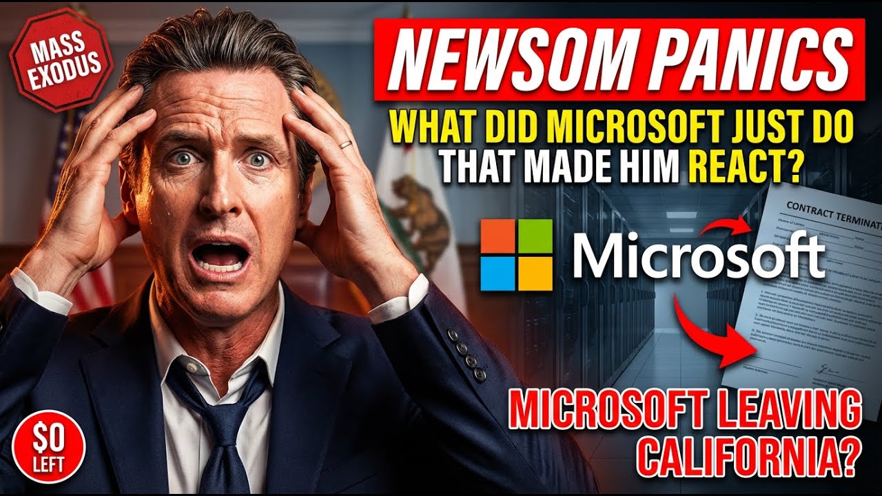 California's Governor Goes Ballistic | What Did Microsoft Just Do That Made Him React?