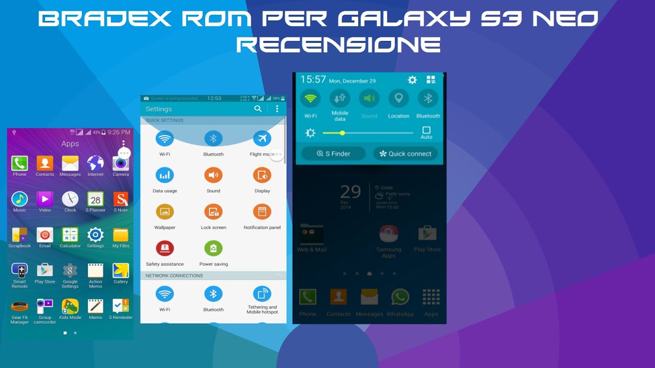 [Recensione] Bradex ROM S6 per Galaxy S3 Neo