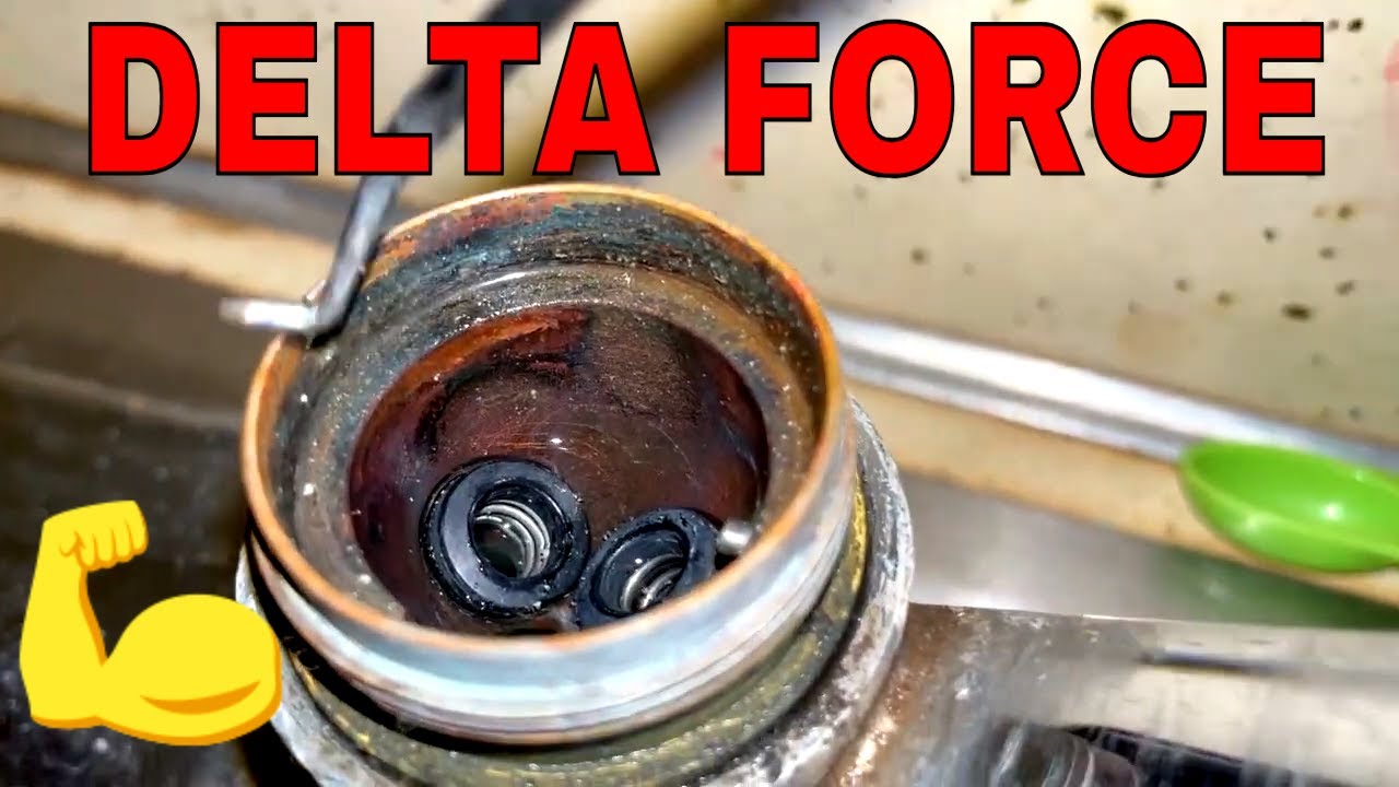 КАК ПОЧИНИТЬ СТАРЫЙ ОДНОРУЧНОЙ КУХОННЫЙ СМЕСИТЕЛЬ DELTA