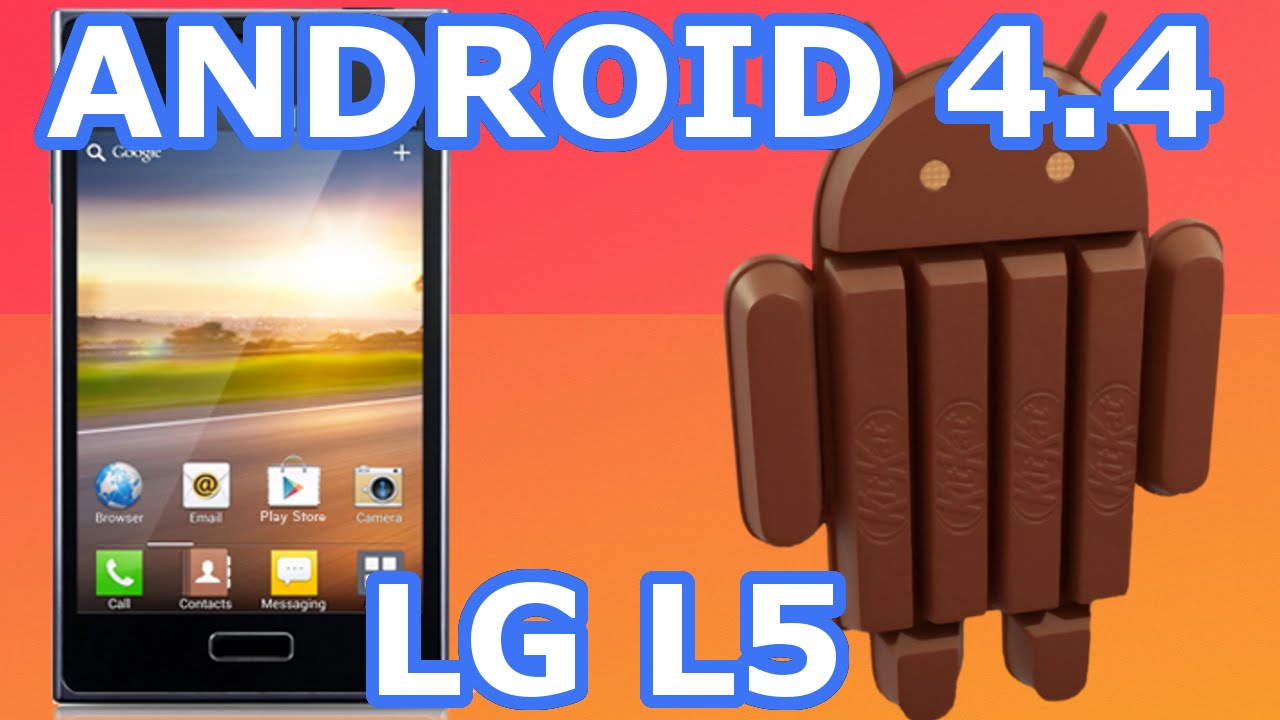Actualizar LG Optimus L5 a Android 4.4