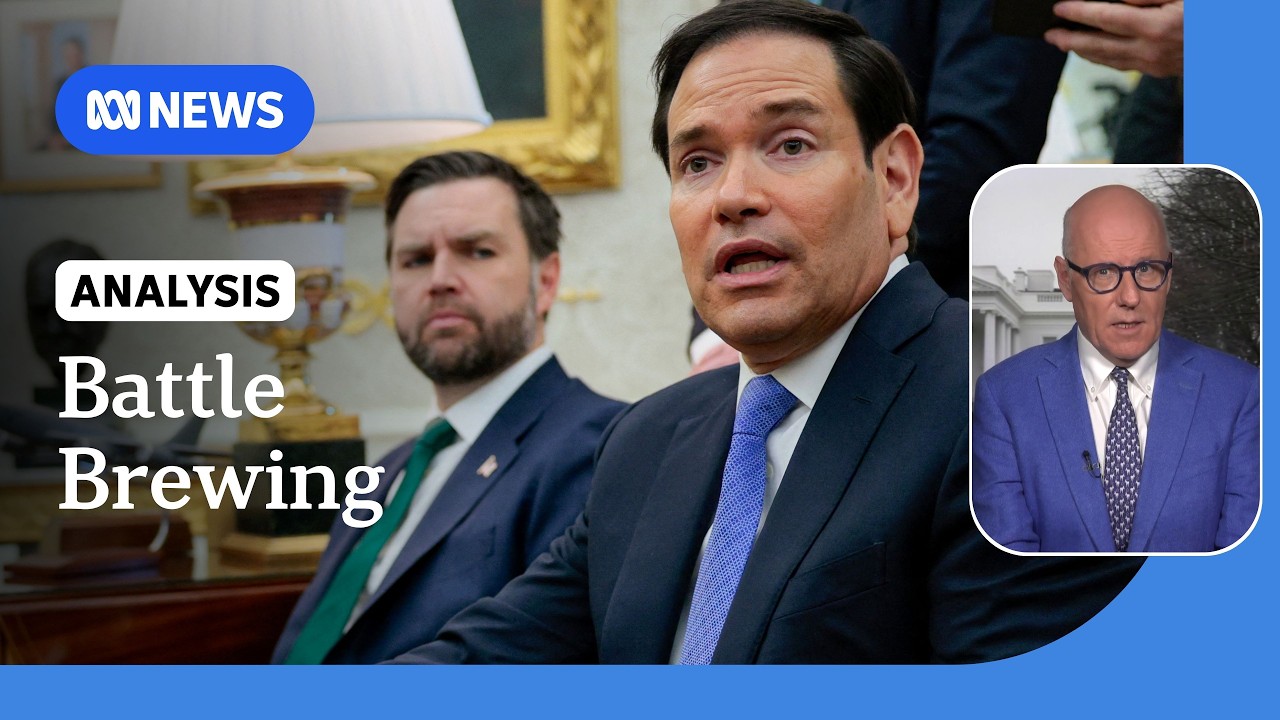 JD Vance vs Marco Rubio battle brews as Trump alienates allies over Iran | ABC NEWS