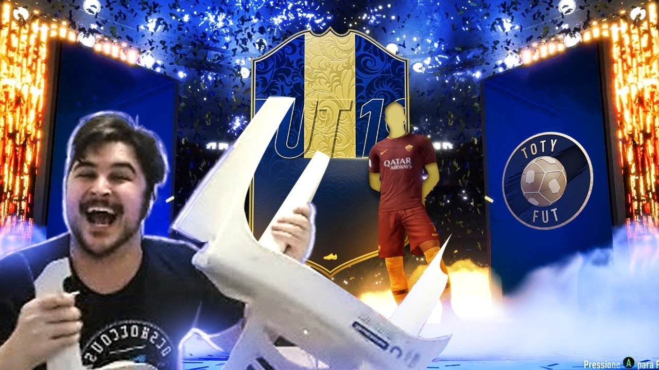 TIREI UM TOTY NO MELHORIA OURO! PACK OPENING FIFA 19 Ultimate Team