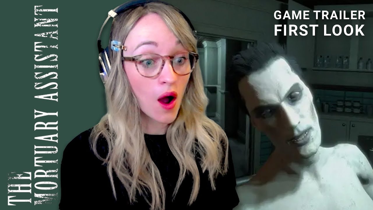 Wholesome gamer reacts to The Mortuary Assistant game trailer for the first time!