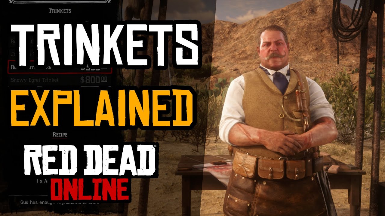 Trinkets explained in red dead online (naturalist update)