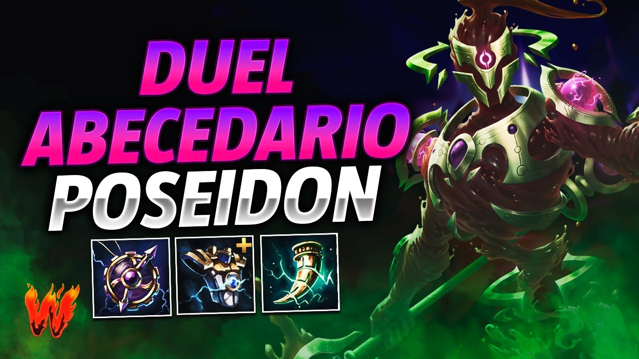 POSEIDON, EL COOLDOWN SIEMPRE ES Y SERA DAÑO :D - Warchi - Smite Duel Abecedario S10
