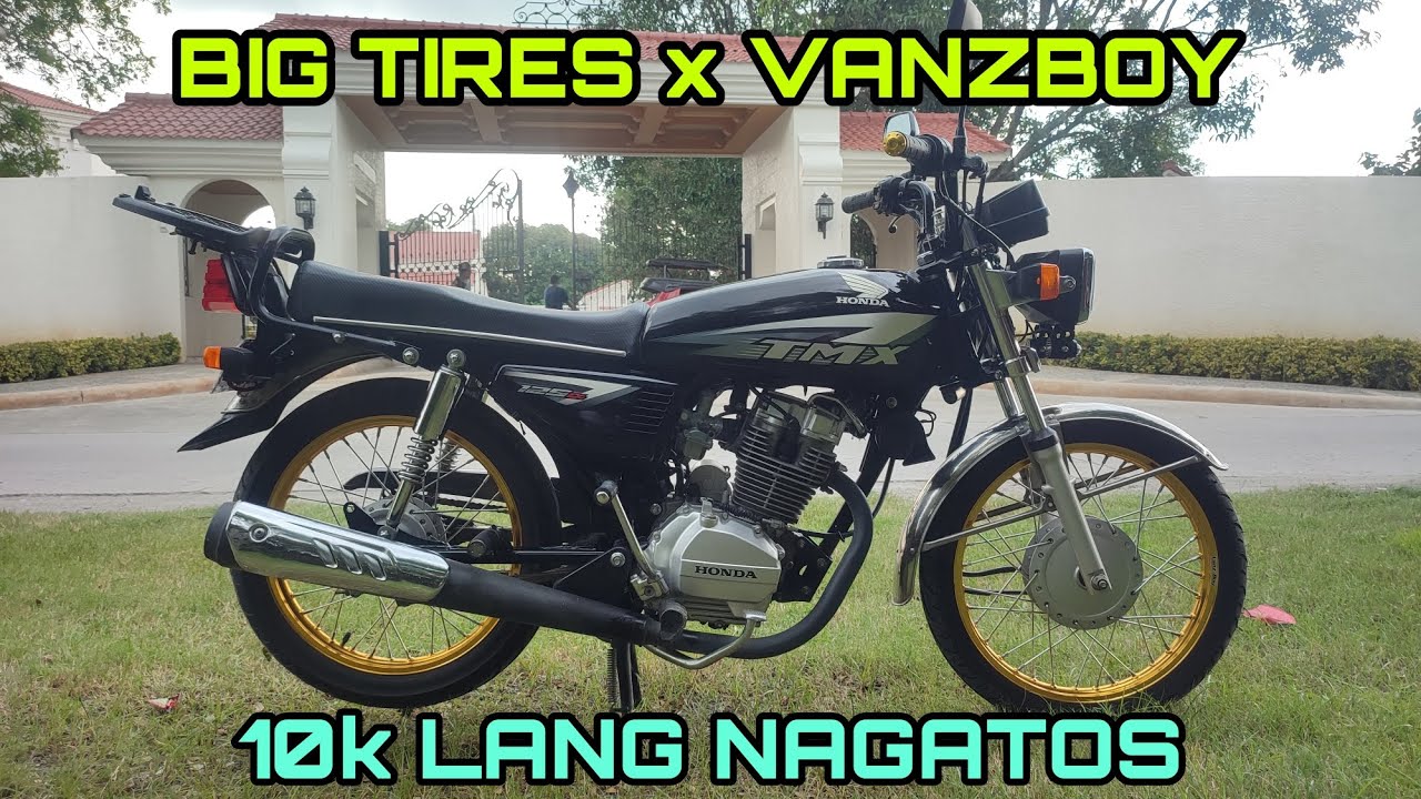 HONDA TMX 125 ALPHA TOURING SET-UP WITH BIG TIRES - LOADED SA ACCESSORIES DOMINO V3 MDL + PIAA HORN