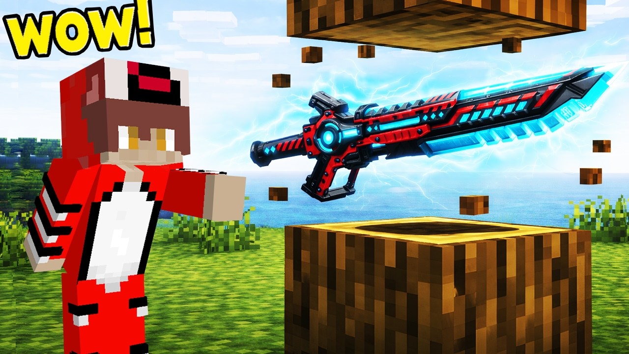 Minecraft Pero Cada Drop es una Espada!