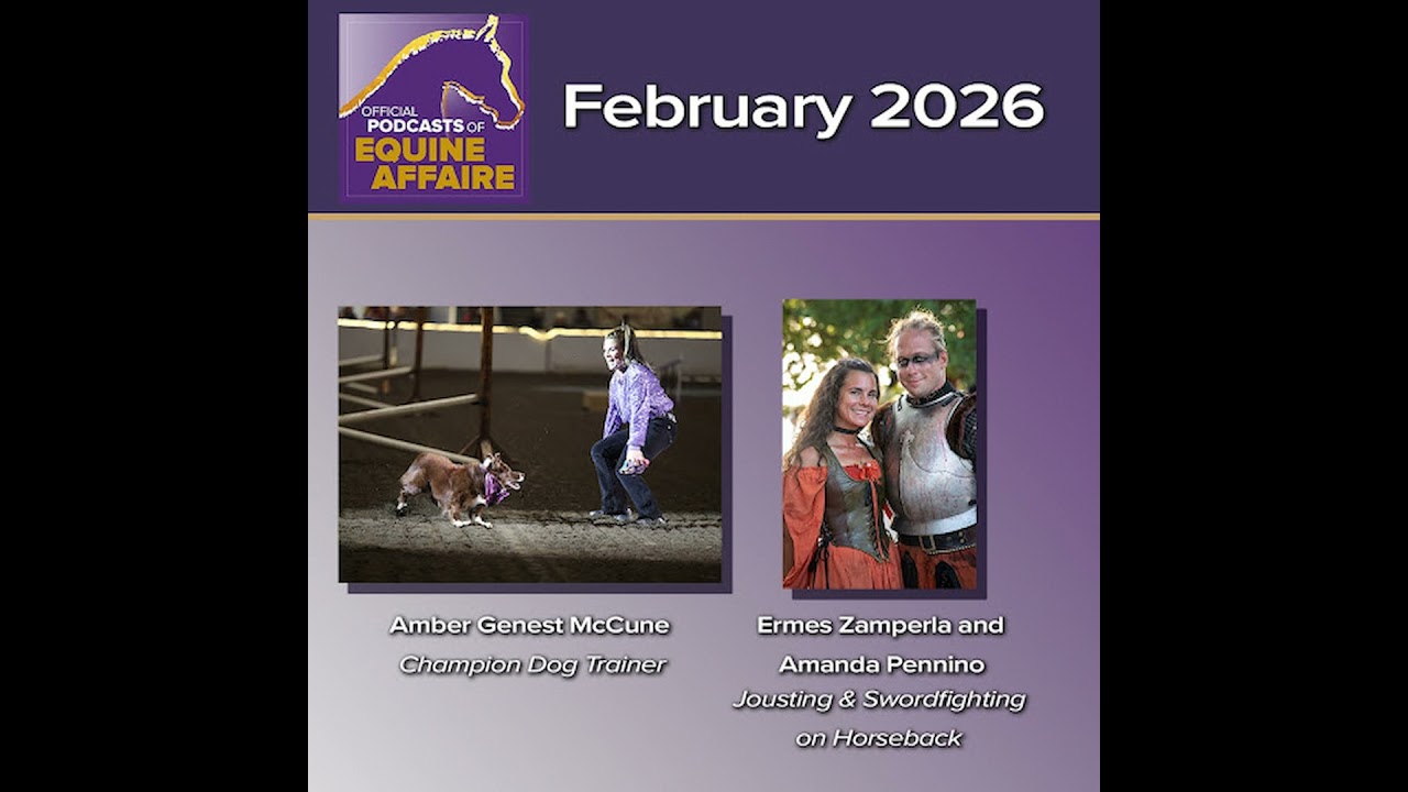 Dogs, Horses, Sword-Fighting and Jousting at Equine Affaire for February 19, 2026