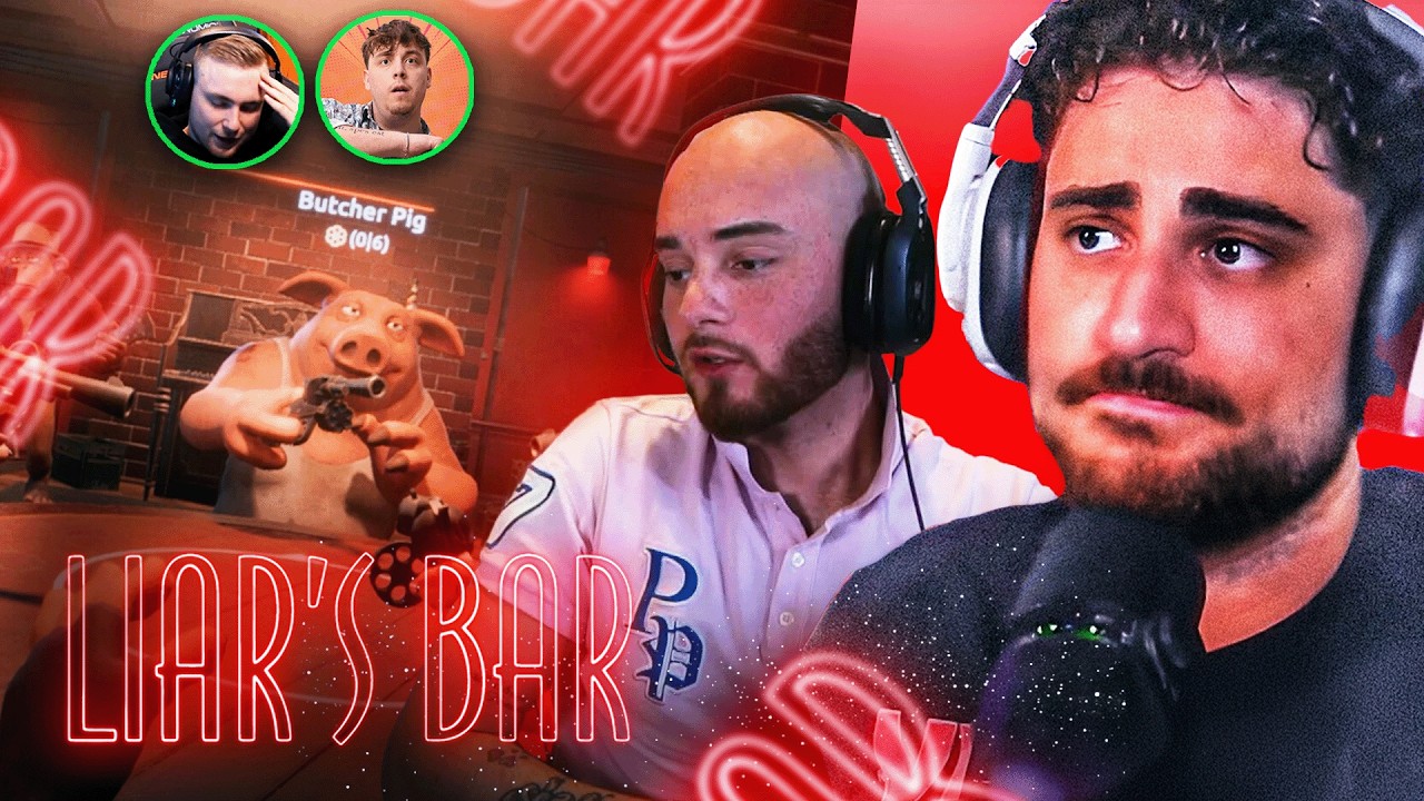 SEHR WITZIGE RUNDEN LIARS BAR🤬😂 Liars Bar mit Eli, Marli, Danny & Kroko🔥 | EliasN97 Gaming