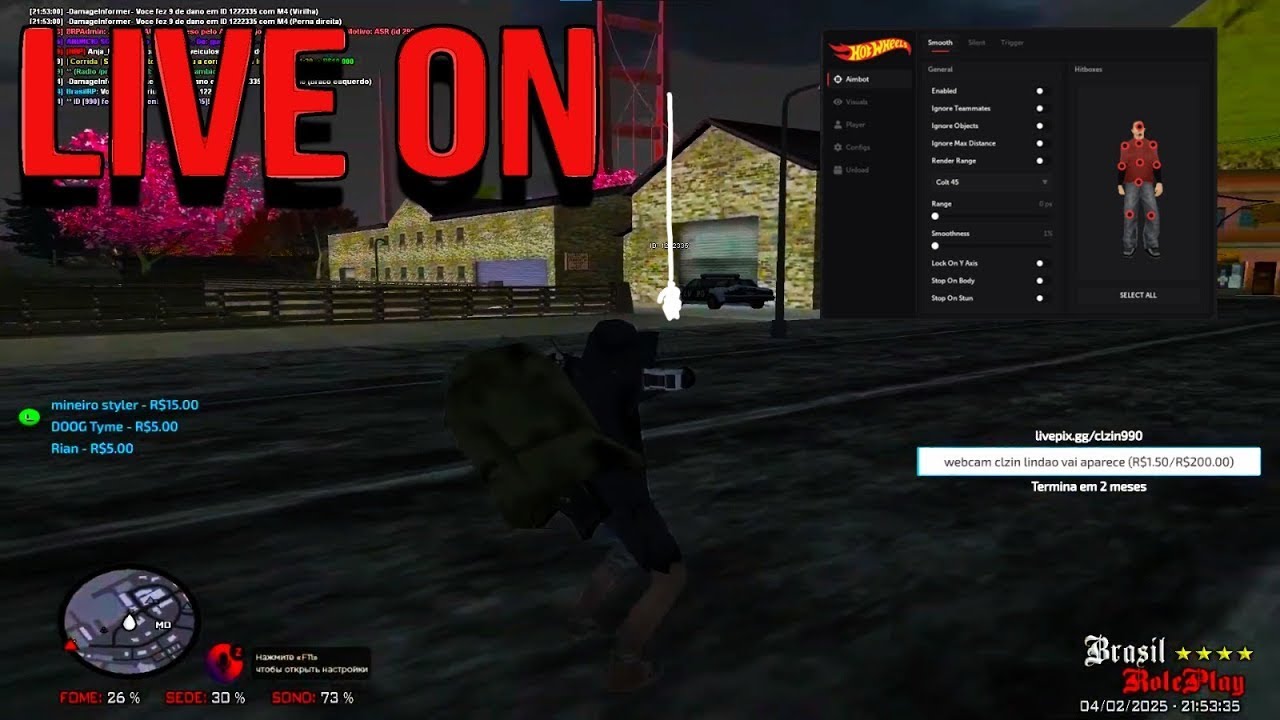 🔴LIVE ON | Clzin |🔴 CAIXA COM CIVIL ,SORTEIO AO BATER META 🔴