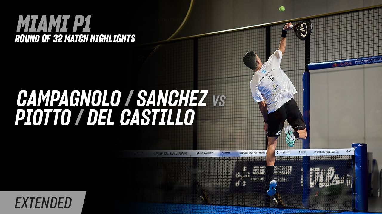 Miami Premier Padel P1 🇺🇸🎾 Campagnolo / Sanchez vs. Piotto / Del Castillo (R32 Highlight)